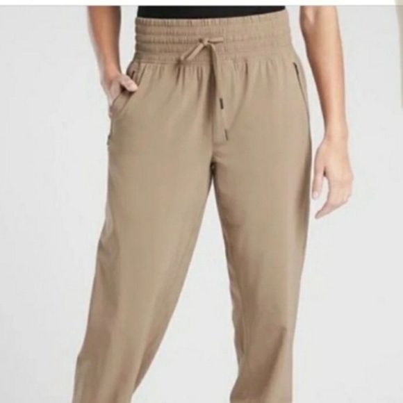 Athleta Pants & Jumpsuits Athleta Camden Joggers Size 4 Tan Beige
